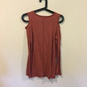 Nation LTD Tops - Nation LTD long sleeve shoulder cut out tee Nation LTD Tops - Nation LTD long sleeve shoulder cut out tee